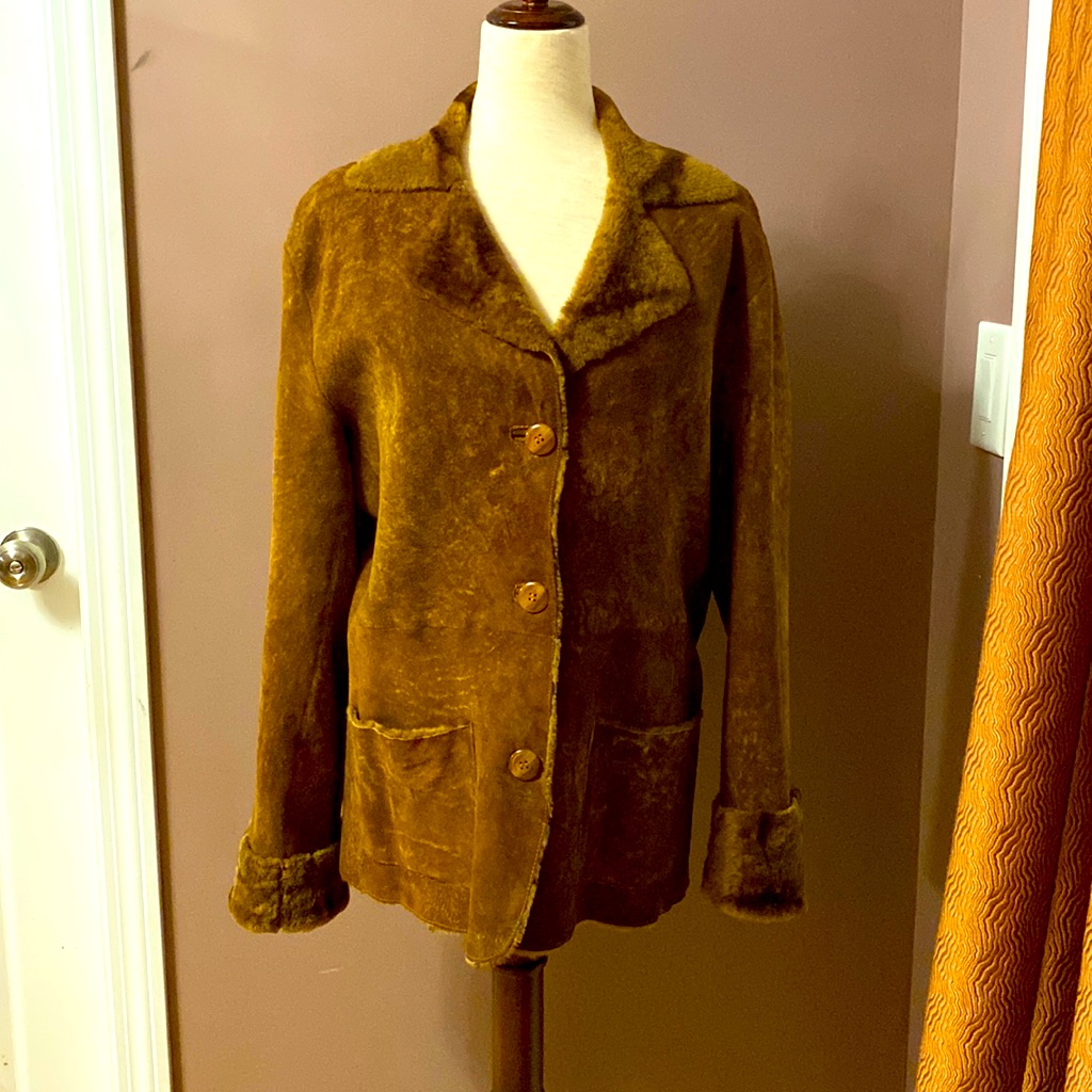 Shearling Jacket , Size 10